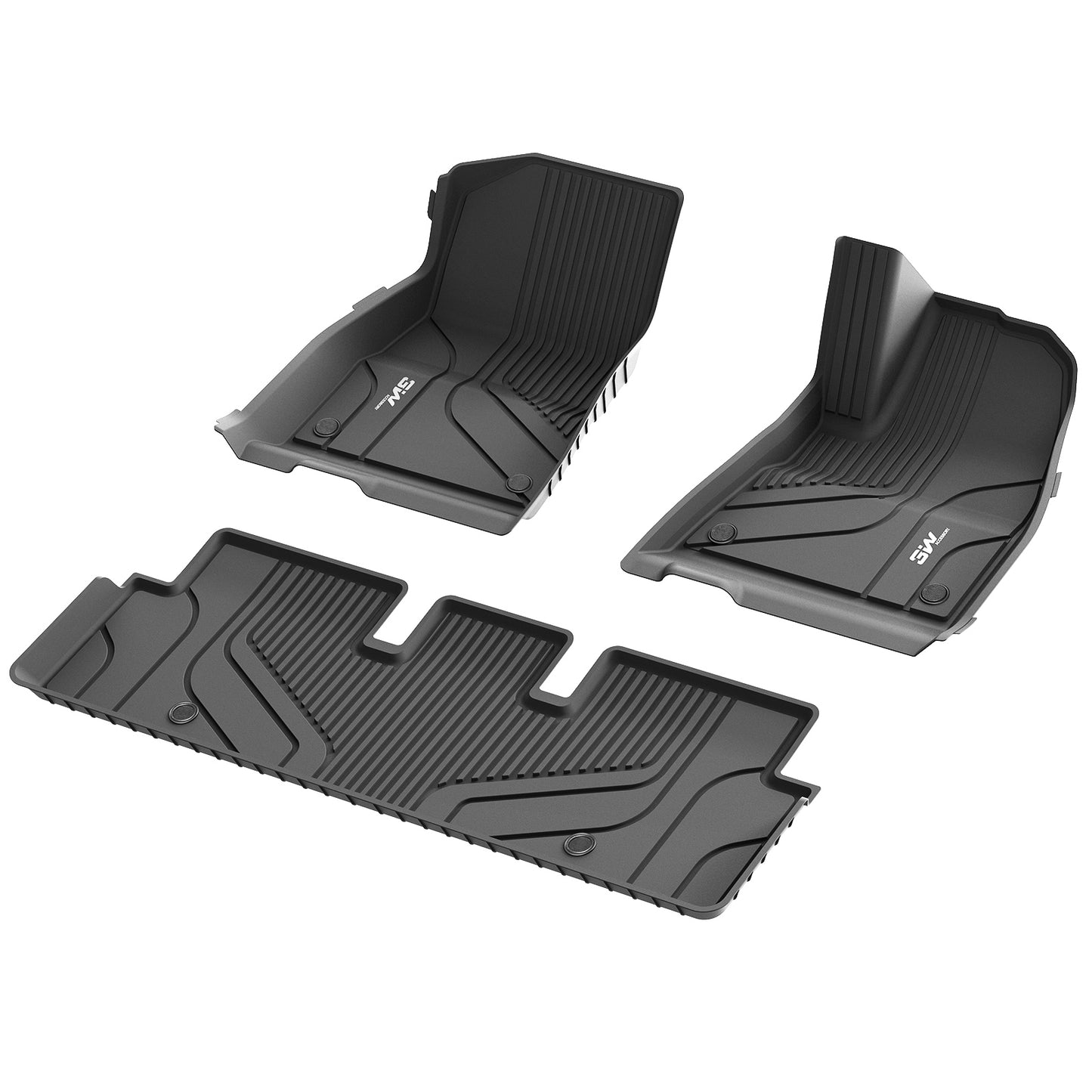 3W Right Hand Drive Tesla Model 3(2020-2023) TPE All Weather Custom Fit Floor UKCA quality certification