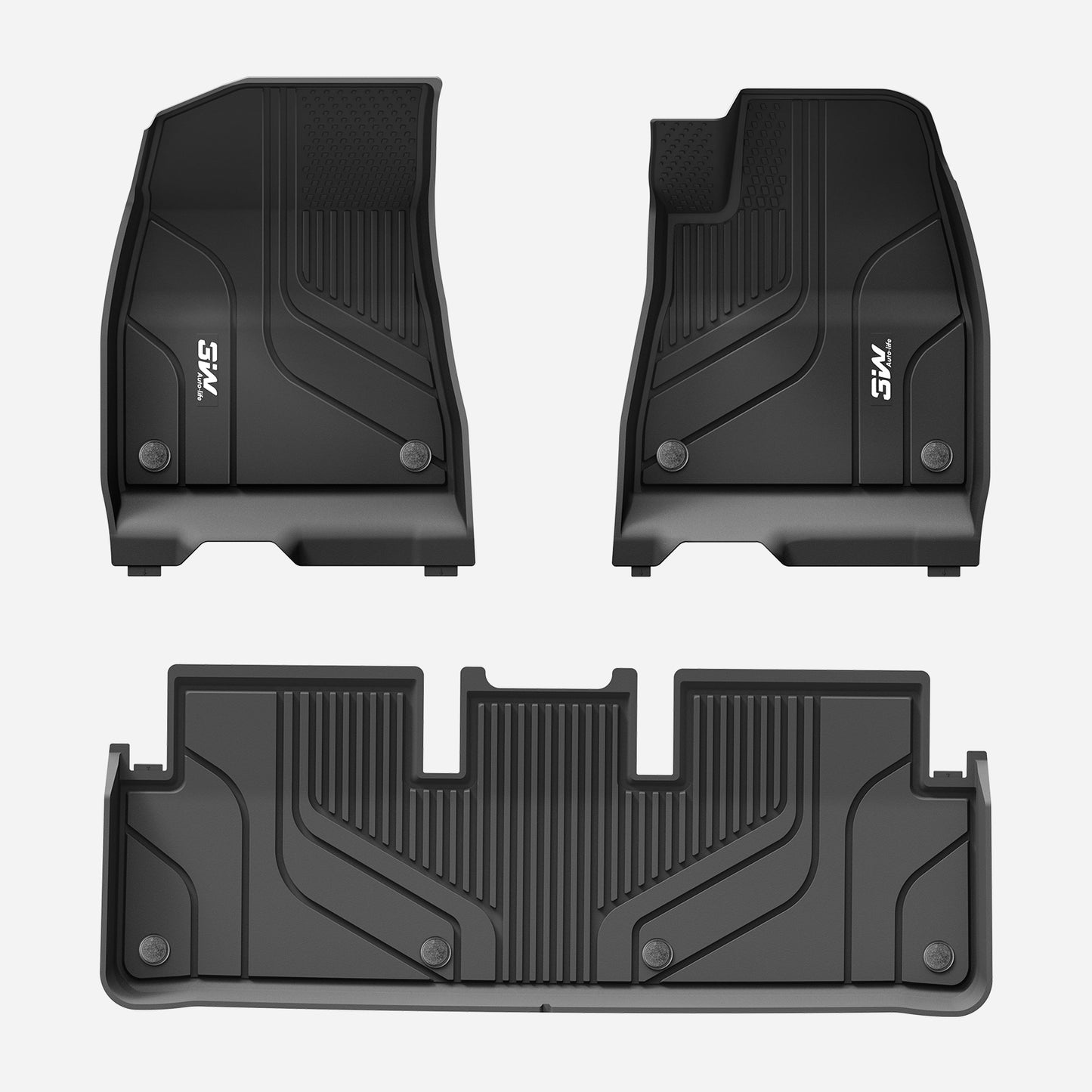 3W Floor mats compatible with Right Hand Drive New Tesla Model 3 (2024) Highland