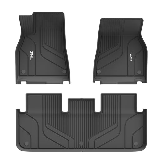 3W TPE All Weather Custom floor mats for Left Hand Drive Tesla New Model S 2022-2023 Waterproof anti-slip easy to clean accessories floor mats model s plaid