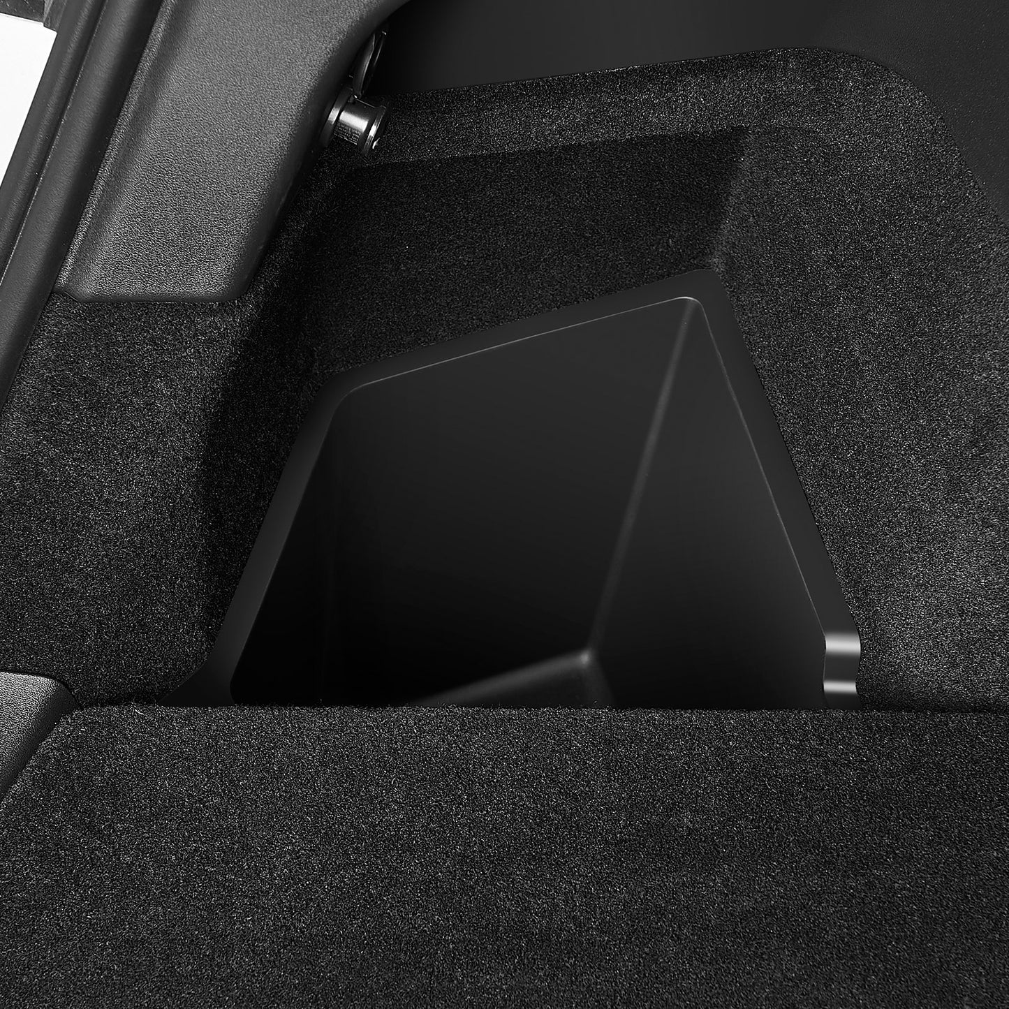 3W Tesla Model Y TPE All Weather Custom Trunk Organizer Rear Trunk Storage Bins Side Box Interior Waterproof anti-slip easy to clean