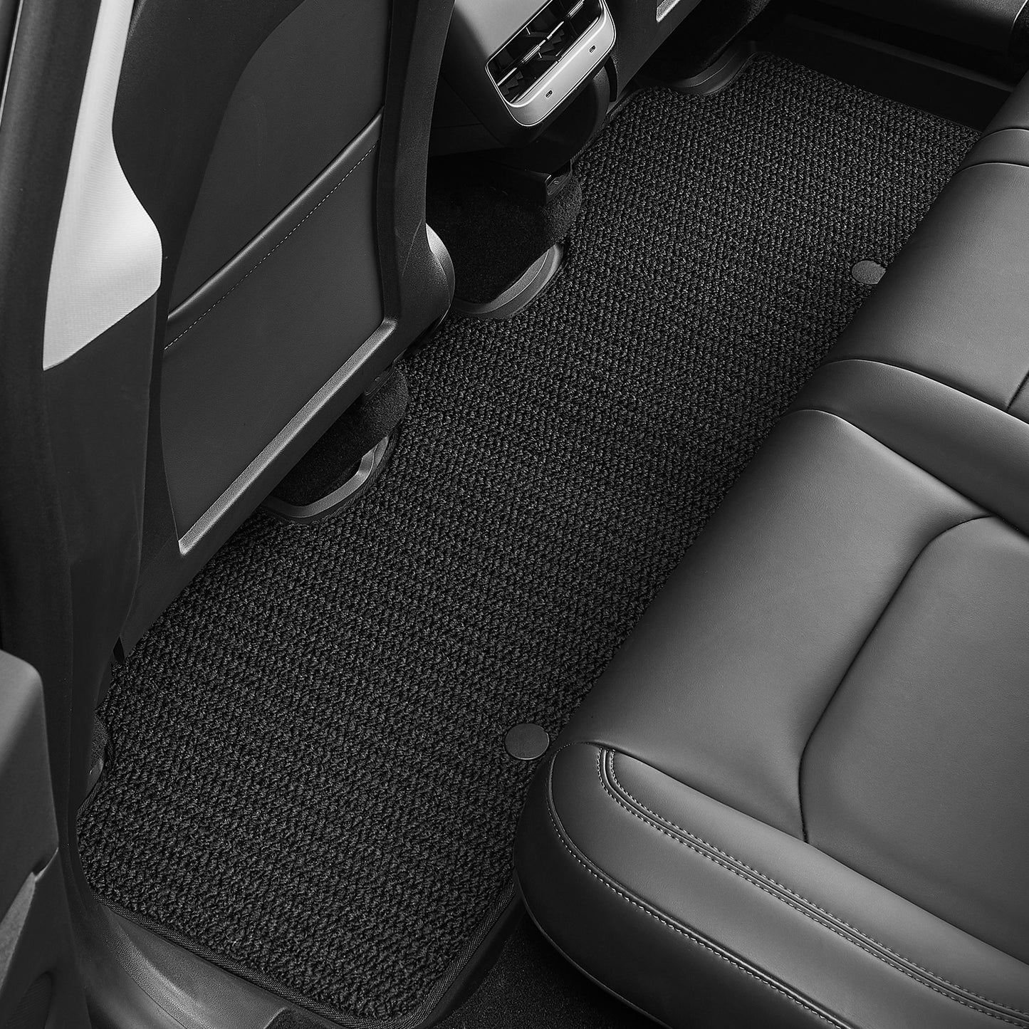 3W Right Hand Drive Tesla Model Y(2021-2024) TPE All Weather Double layer Floor mats+Front Trunk Mat + Rear Storage Mat + Rear Trunk Mat UKCA quality certification