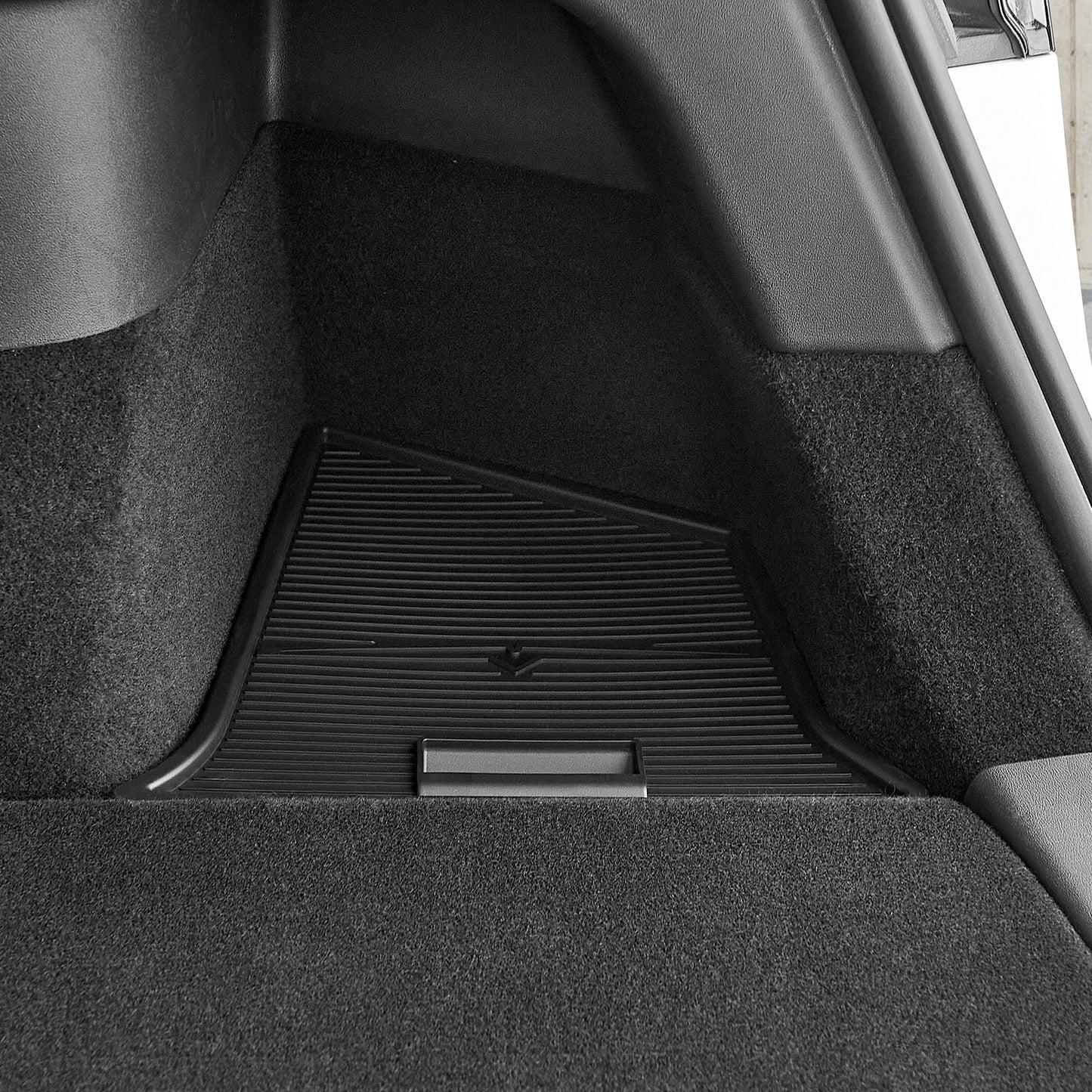 3W Tesla Model Y TPE All Weather Custom Trunk Organizer Rear Trunk Storage Bins Side Box Interior Waterproof anti-slip easy to clean
