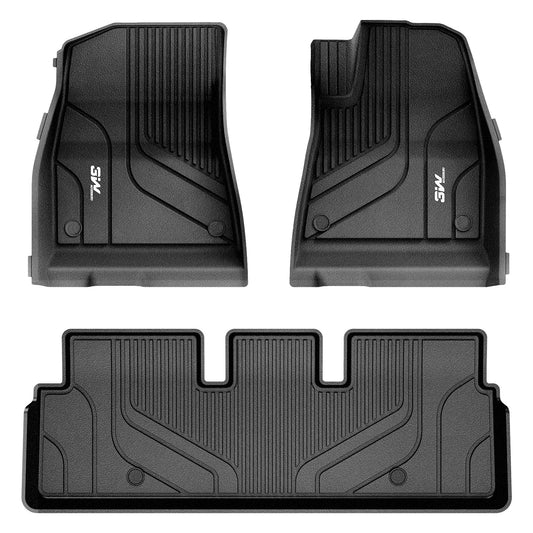 3W Right Hand Drive Tesla Model 3(2020-2023) TPE All Weather Custom Fit Floor UKCA quality certification