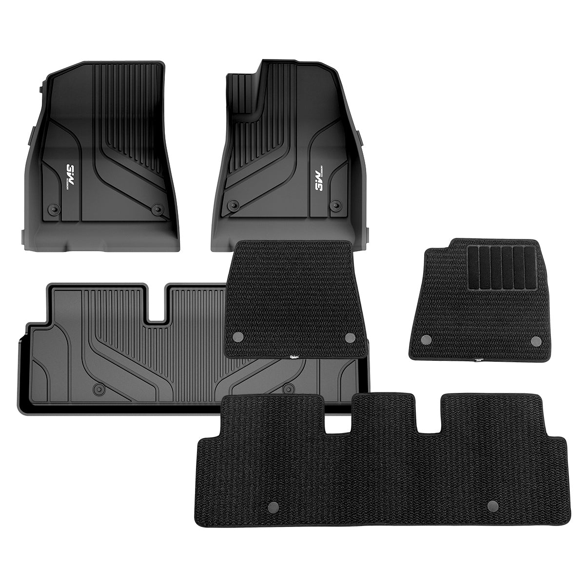 3W Right Hand Drive Tesla Model 3 TPE All Weather Double layer Car mats  UKCA quality certification Waterproof easy to clean anti-slip  floor mat Accessories