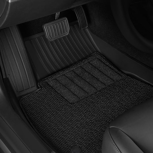 3W Right Hand Drive Tesla Model 3 TPE All Weather Double layer Car mats UKCA quality certification Waterproof easy to clean anti-slip floor mat Accessories