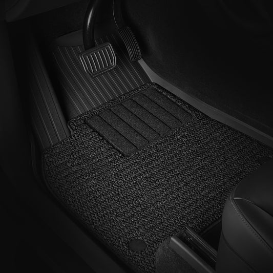 3W Right Hand Drive Tesla Model Y TPE All Weather Double layer Car mats UKCA quality certification Waterproof easy to clean anti-slip floor mat Accessories