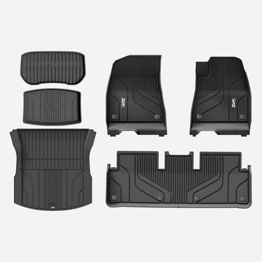 3W Right Hand Drive New Tesla Model 3(2024)Highland Floor mats +Front Boot Liner + Rear Storage Liner + Rear Boot Liner