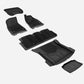 3W Right Hand Drive Tesla Model 3(2020-2023) TPE All Weather Double layer Floor mats+Front Trunk Mat + Rear Storage Mat + Rear Trunk Mat UKCA quality certification