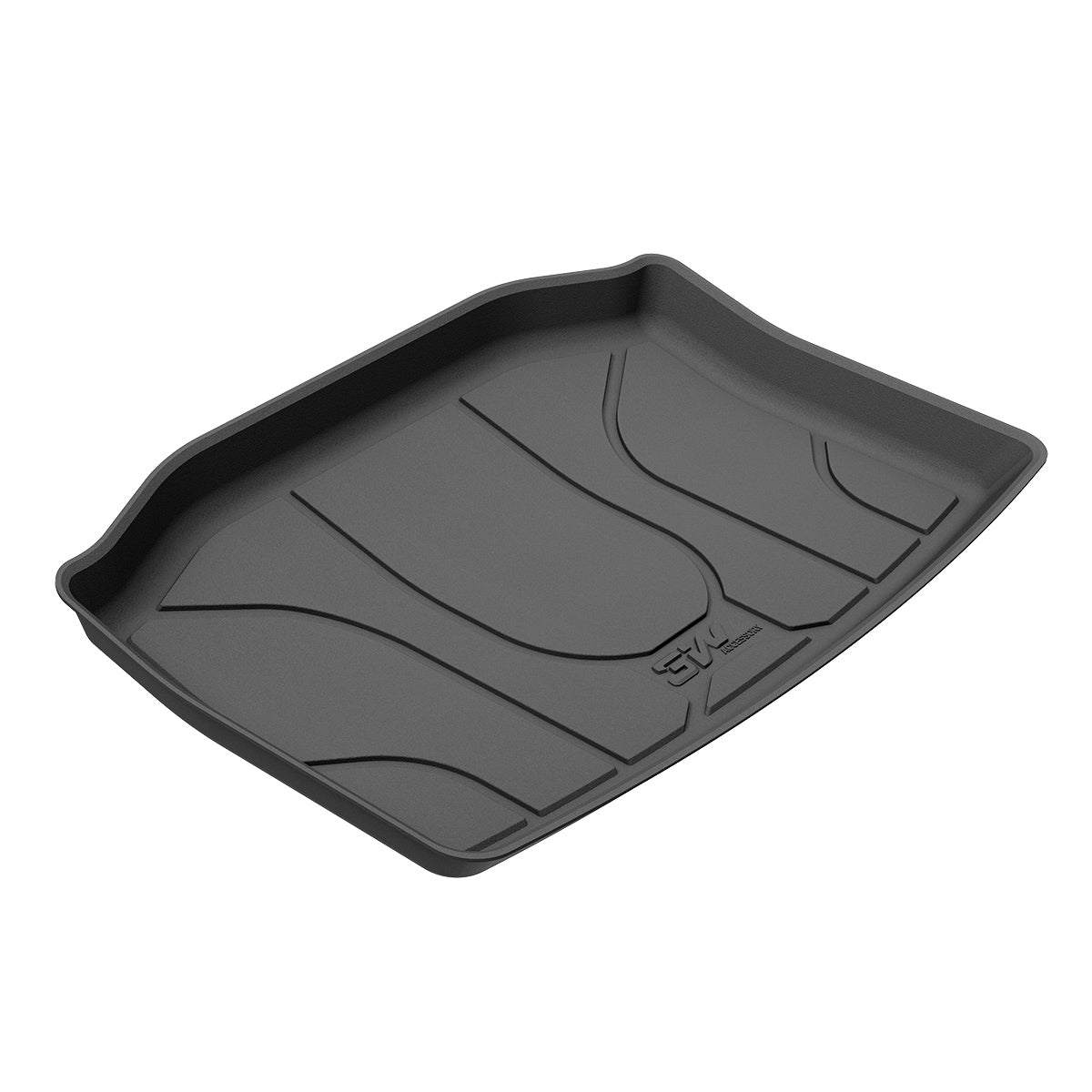 3W Tesla Model 3 TPE Rear Trunk Mat, All Weather 3D Customization, UKCA quality certification